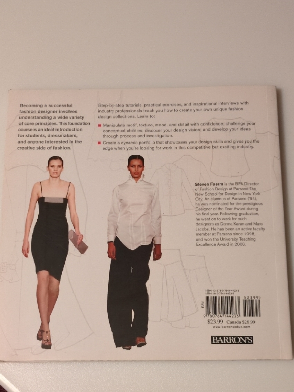 Fashion Design Course Book - Paperback Steven Faerm - Picture 3 of 7